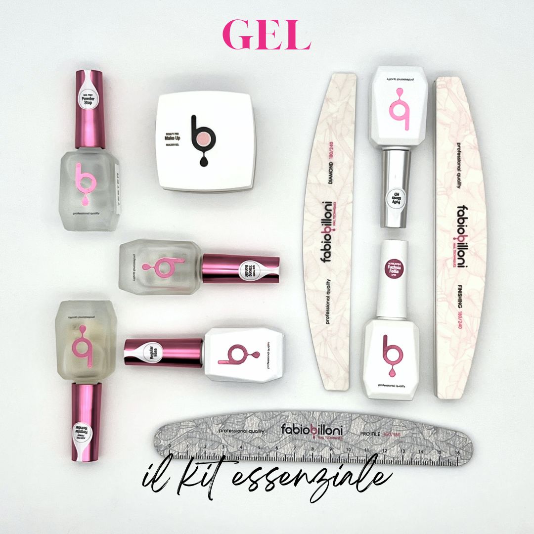 RICOSTRUZIONE UNGHIE IN GEL – Corso completo + Kit base (metodo Fabio Billoni)