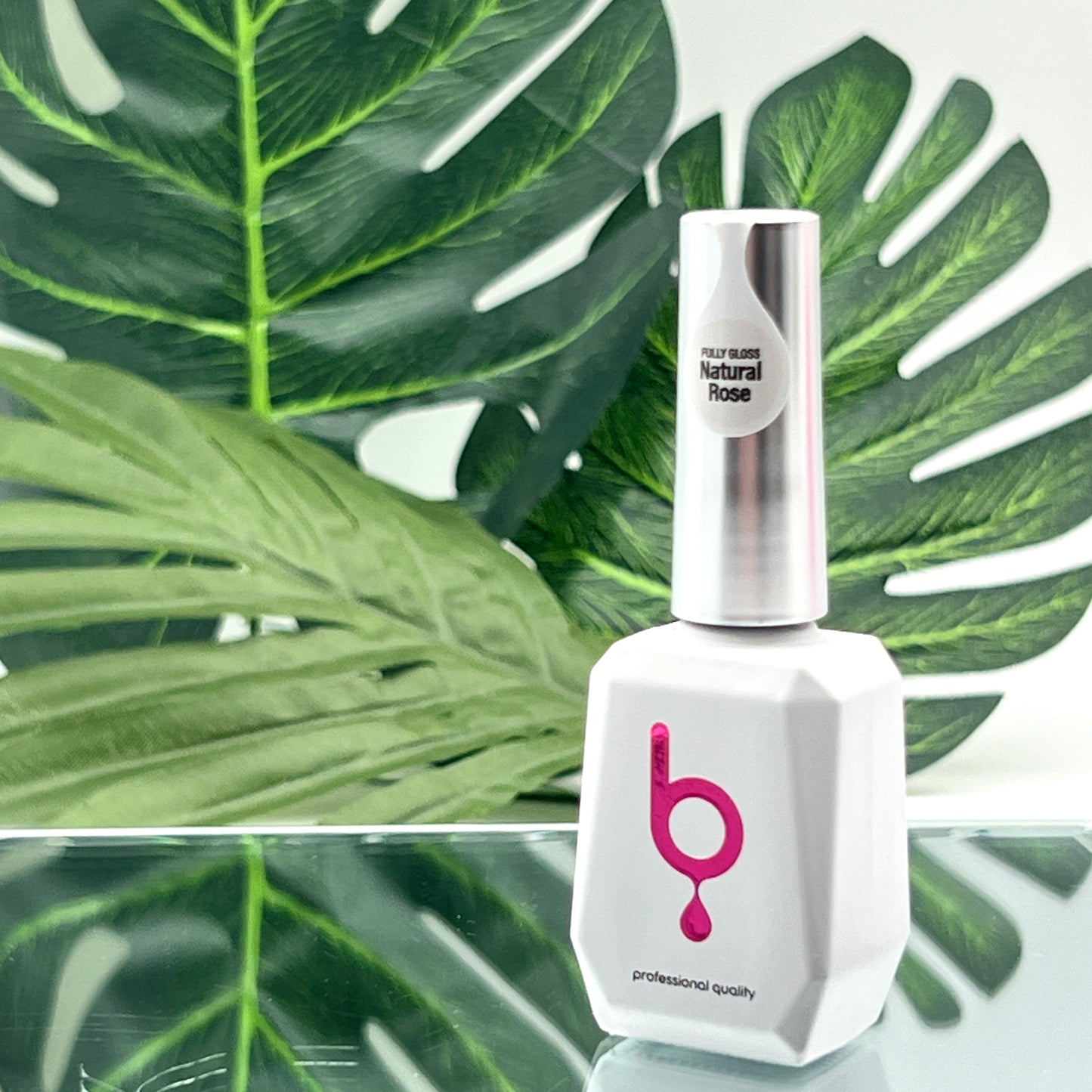 FULLY GLOSS NATURAL ROSE - Top Coat Semitrasparente Rosa Caldo Senza Dispersione
