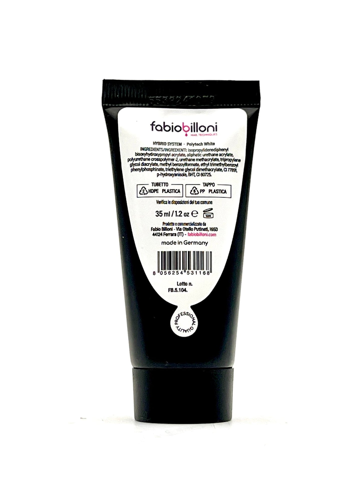 POLYTECH WHITE - ACRYGEL - BIANCO - Fabio Billoni