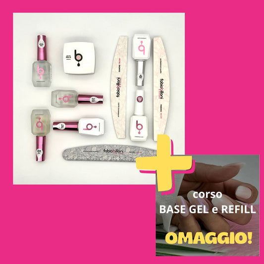 PROMO NATALE! - Kit RICOSTRUZIONE GEL + CORSO ONLINE OMAGGIO