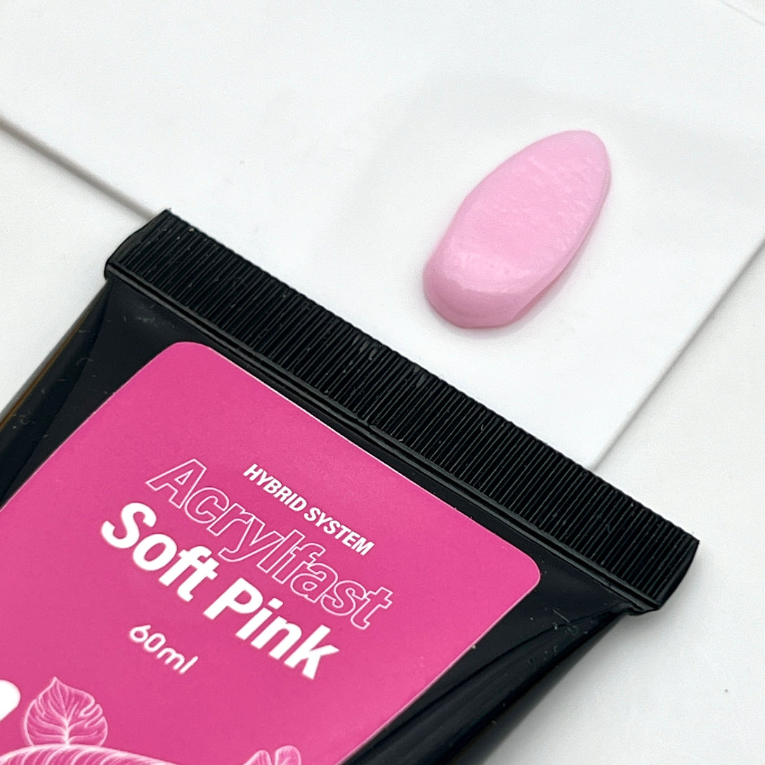ACRYLFAST SOFT PINK - Acrylgel morbido rosa semi trasparente