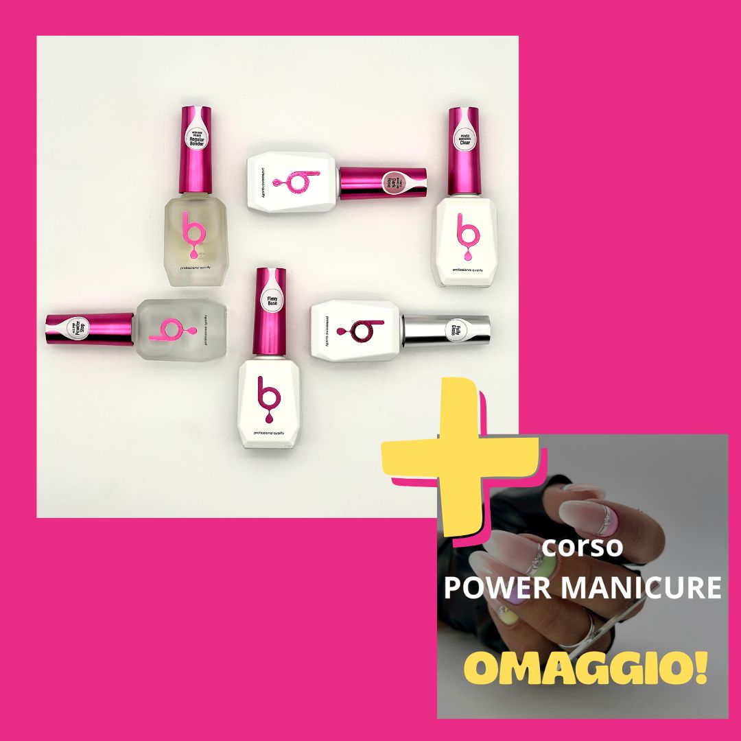 PROMO NATALE - Kit POWER MANICURE con CORSO ONLINE OMAGGIO!