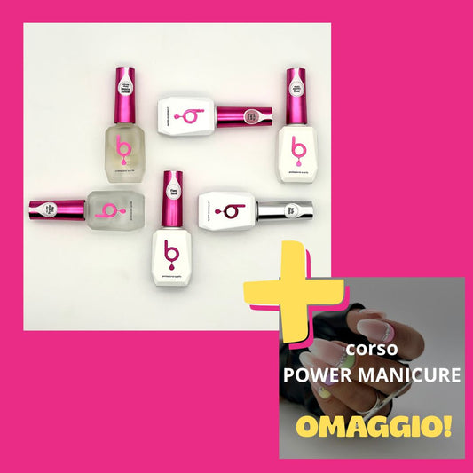 PROMO NATALE - Kit POWER MANICURE con CORSO ONLINE OMAGGIO!