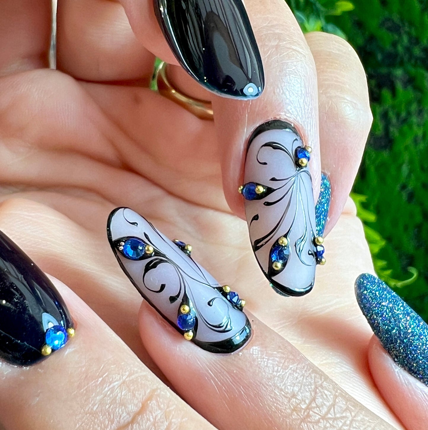 INKED NERO - PAINT GEL - color gel per nail art senza dispersione