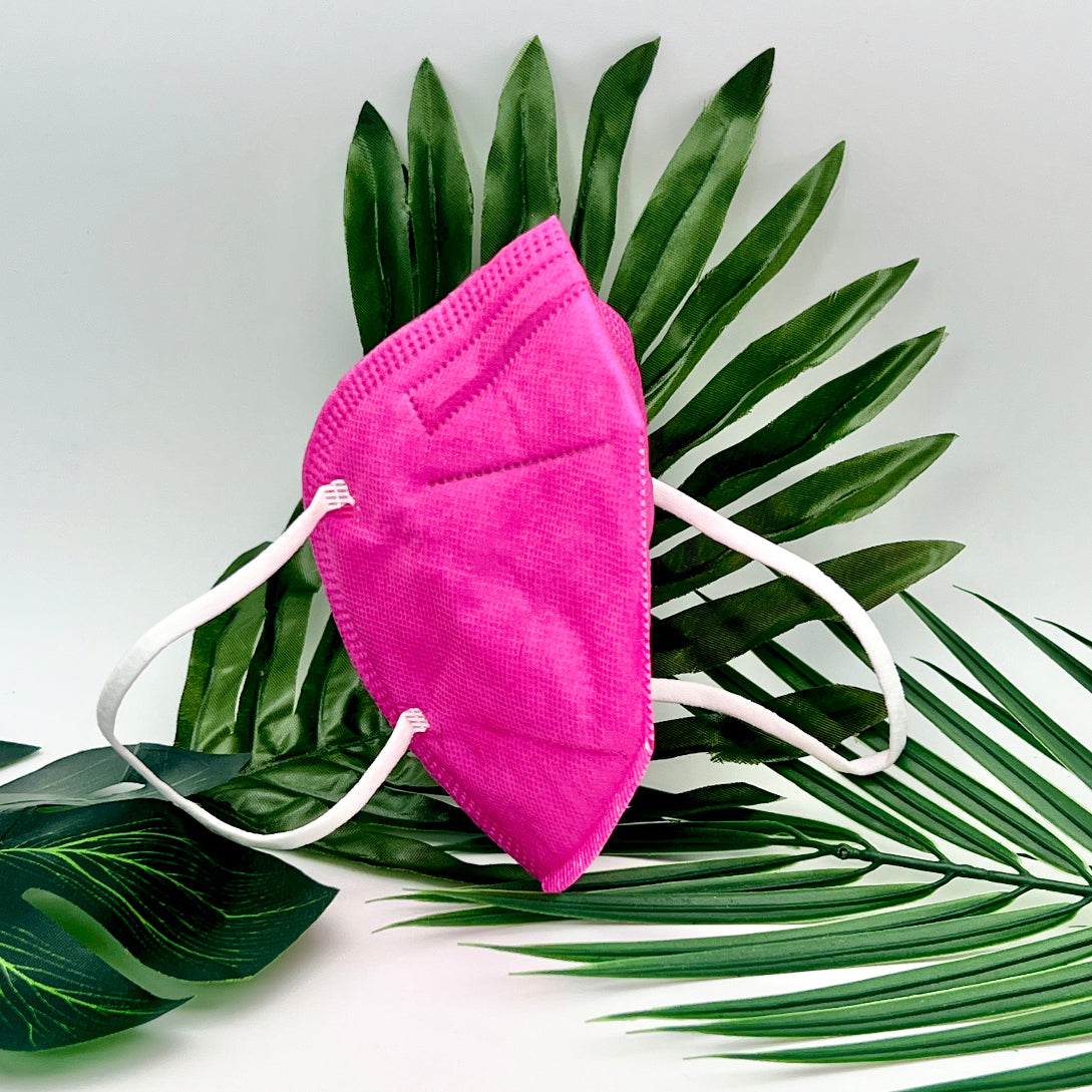 MASCHERINA FFP2 PROFESSIONAL - FUCSIA – alta protezione dalle polveri - monouso