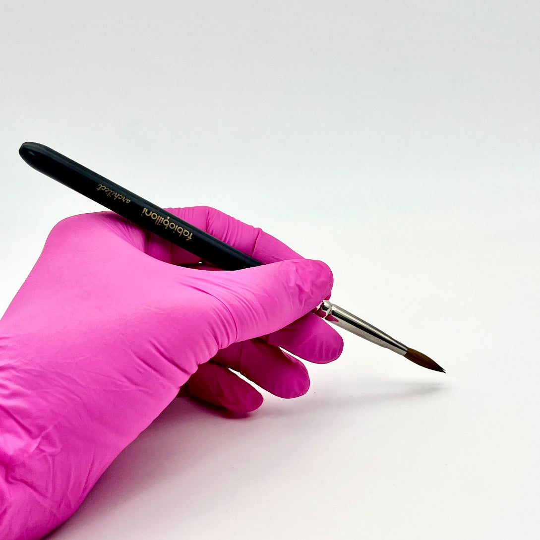 GUANTI NITRILE PROFESSIONAL - FUCSIA - 100 pezzi senza polvere monouso