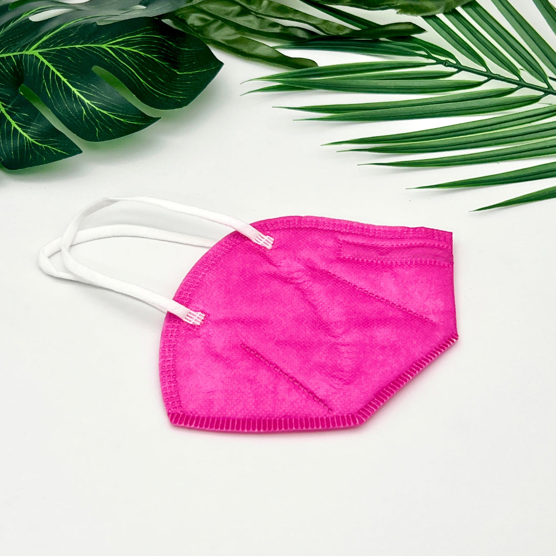 MASCHERINA FFP2 PROFESSIONAL - FUCSIA – alta protezione dalle polveri - monouso