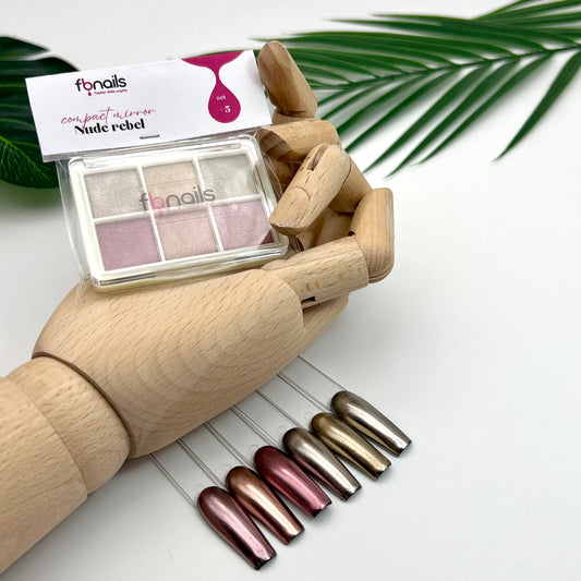 COMPACT MIRROR #5 | Nude Rebel | Polvere compatta effetto specchio