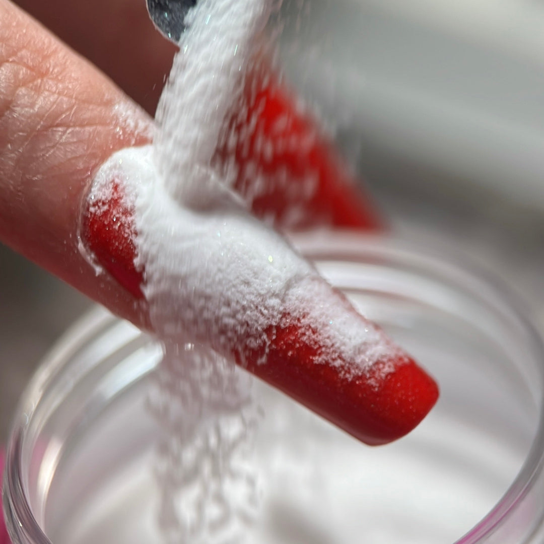 ACRYLIC POWDER Zucchero di Stromboli - ACRILICO TRASPARENTE GLITTERATO SUGAR EFFECT