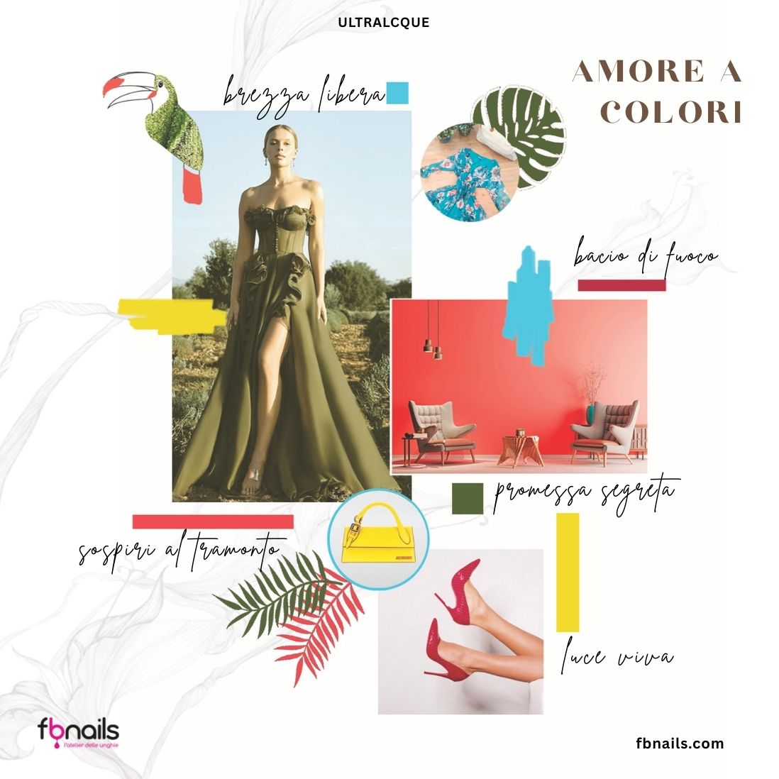AMORE A COLORI - collezione di 5 semipermanenti ULTRALACQUE - Primavera 2025