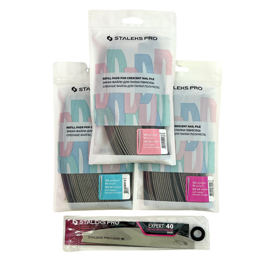 KIT LIME RICARICABILI con ANIMA in ACCIAIO INOX Staleks - 91 pezzi