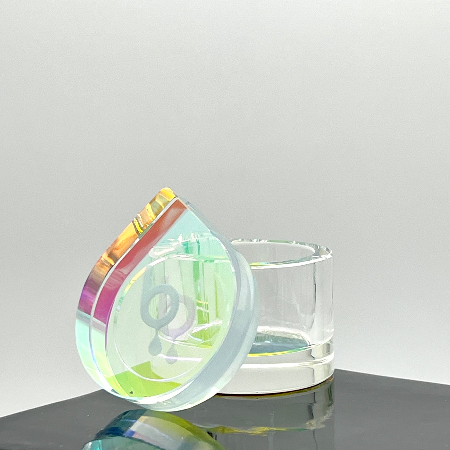 AMPOLLA DI NINFA - vaso per liquidi aurora boreale