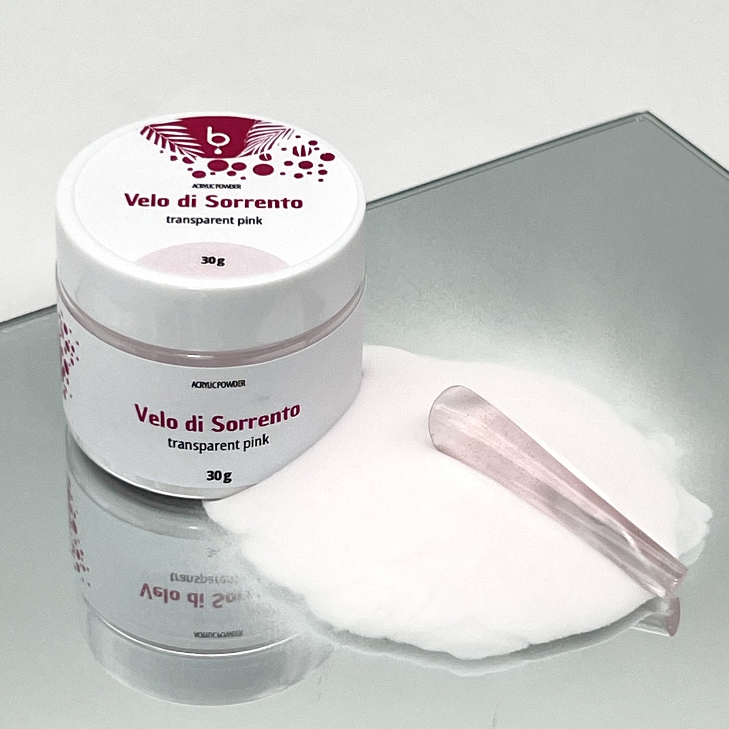ACRYLIC POWDER Velo di Sorrento - ACRILICO ROSA TRASPARENTE