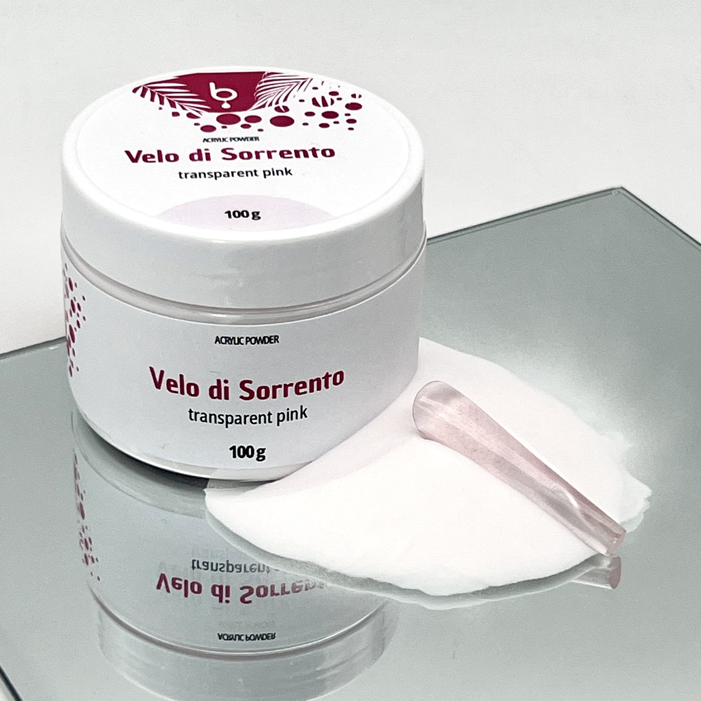 ACRYLIC POWDER Velo di Sorrento - ACRILICO ROSA TRASPARENTE