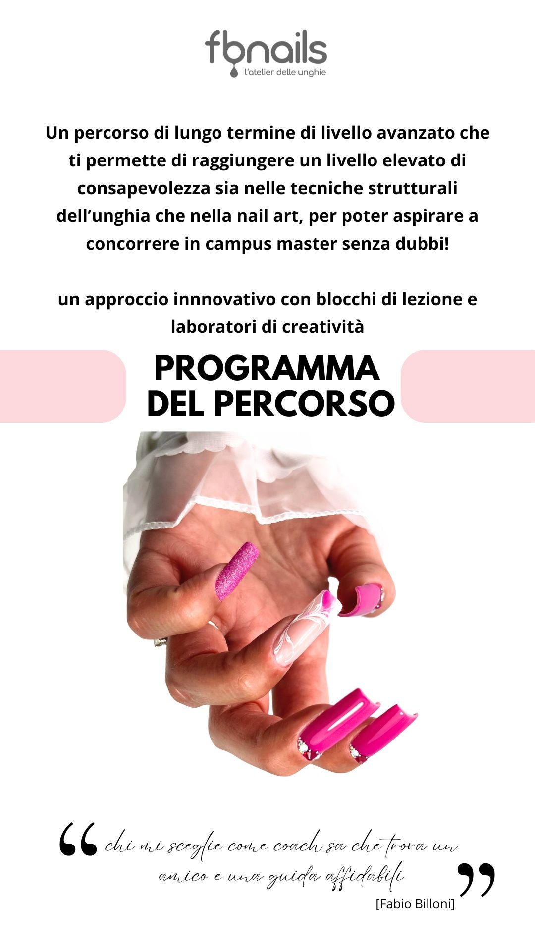 Corso in presenza FERRARA - NAIL MASTER - percorso avanzato unghie