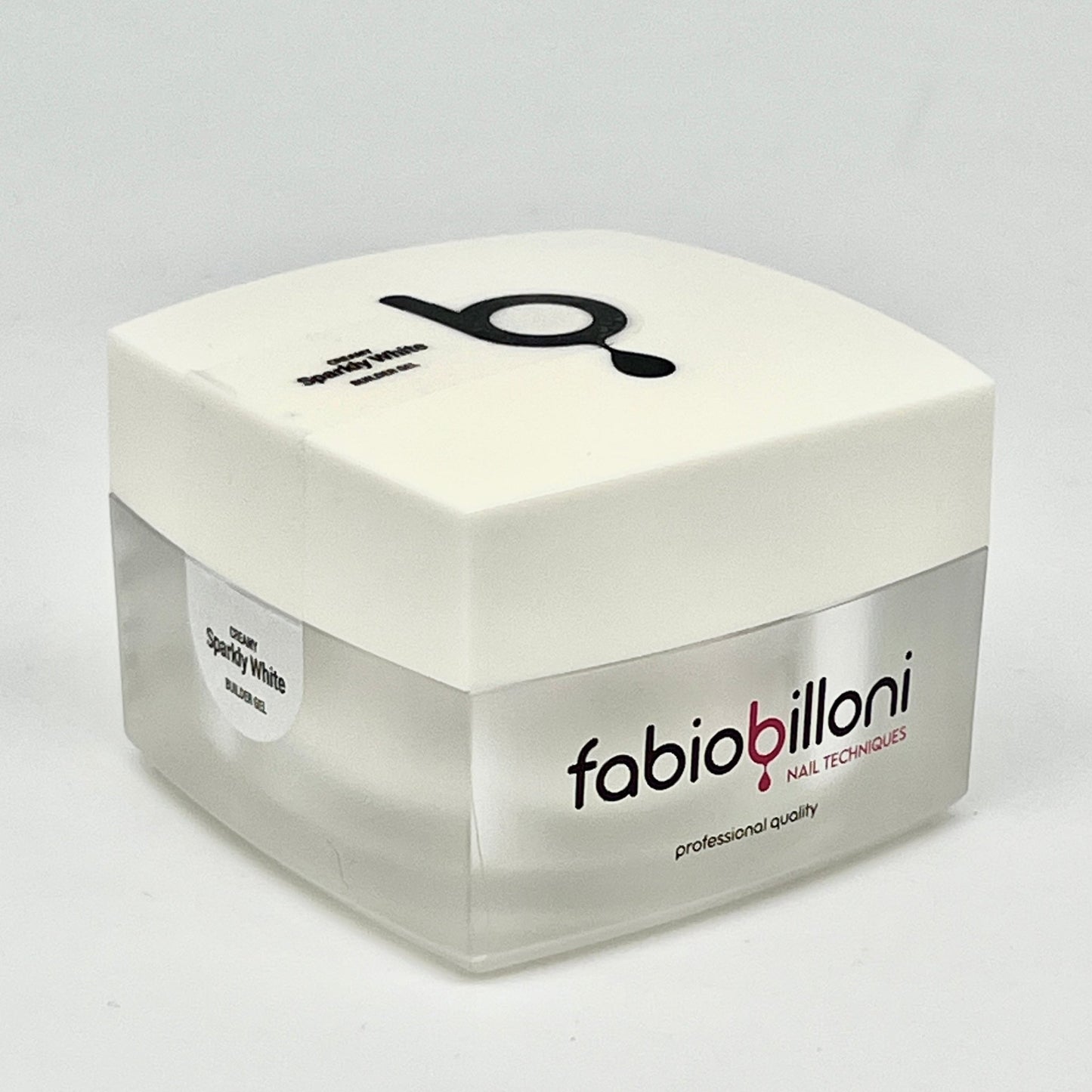 CREAMY SPARKLY WHITE - BUILDER GEL - BIANCO LATTE GLITTERATO - Fabio Billoni