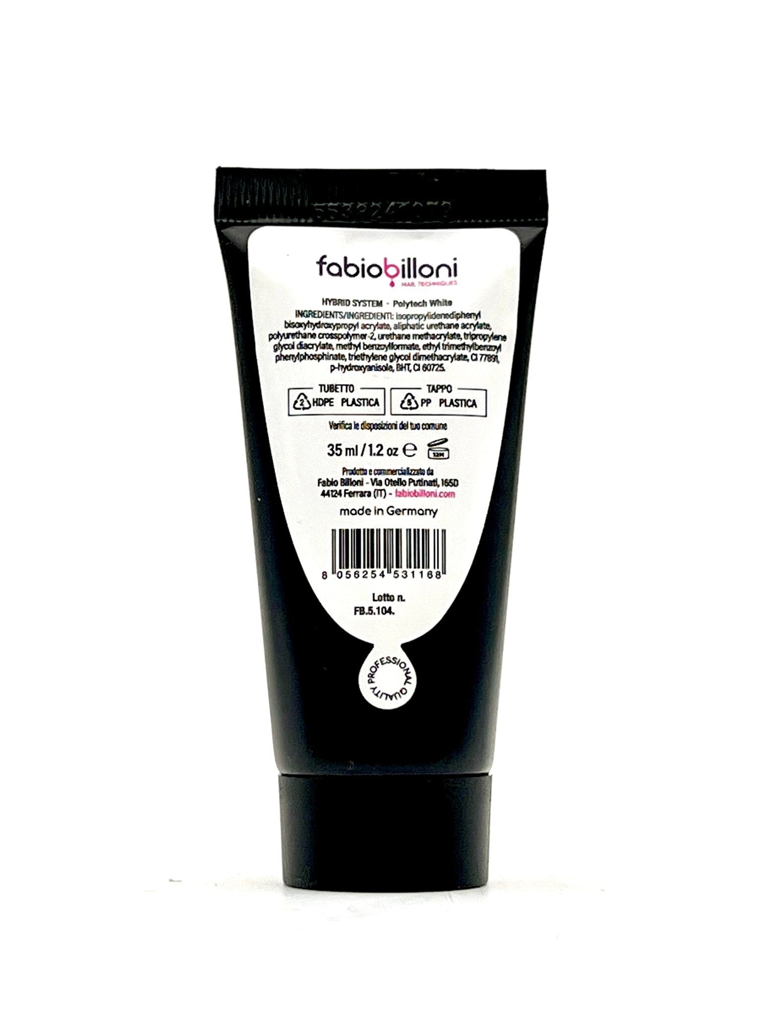 POLYTECH WHITE - ACRYGEL - BIANCO - Fabio Billoni