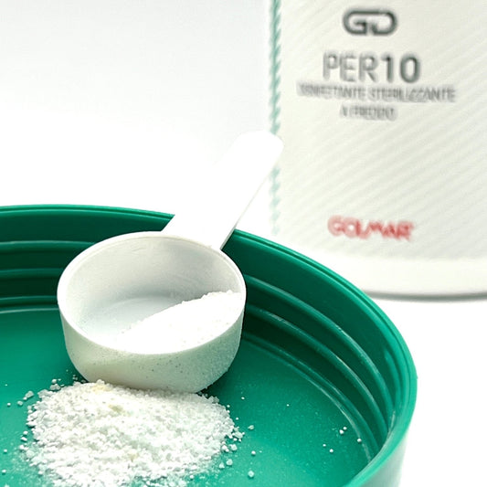 STERILIZZANTE PERACETICO PER10 - Golmar - Fabio Billoni